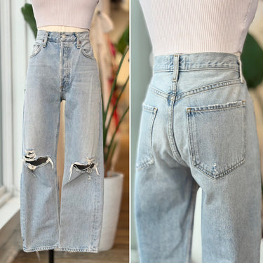 Agolde Riley High Rise Straight Jeans, 28