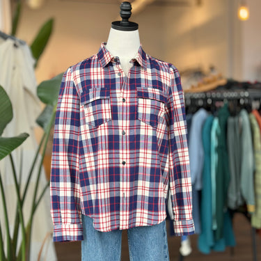 APC Cropped Plaid Shirt, Medium