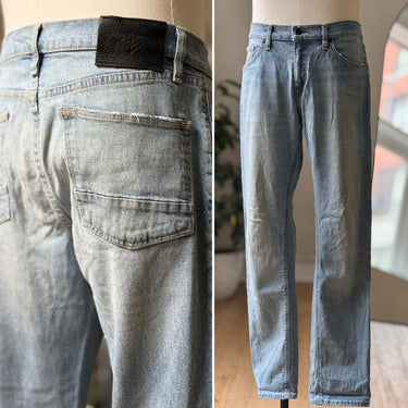Roark Light Wash Standard Slim Fit Jeans, Men's 33x32