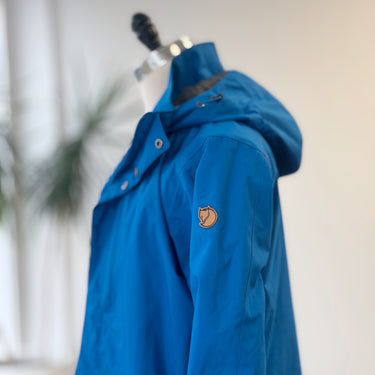 Fjall Raven Eco Hike Jacket in Cobalt Blue , Mens Large