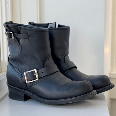 Frye Black Engineer Boots