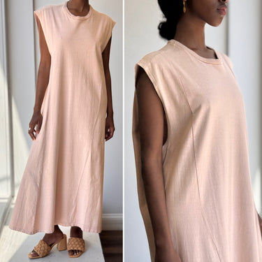 Toit Volant Santa Ana Cotton Dress in Champagne, XS/S