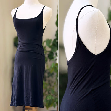 Baserange Black Slip Dress, Large