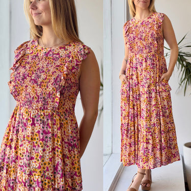 Banjanan Iris Floral Print Dress, Medium