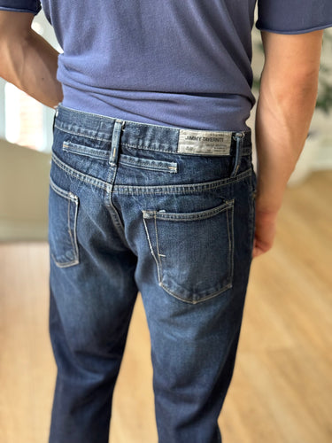 Jimmy Taverniti Dark Wash Jeans, Men's 33