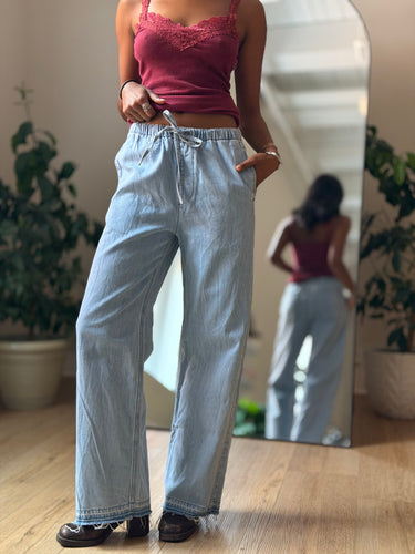 Rag & Bone Chambray Pullon Pants, XSmall