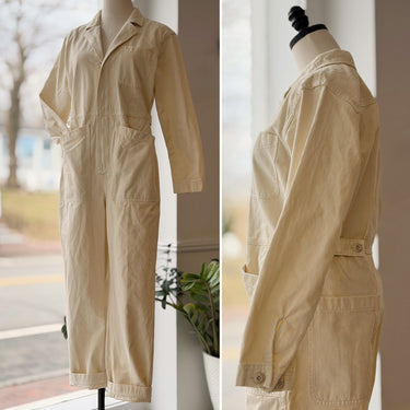 Alex Mill Standard Zip Jumpsuit in Ecru, Medium