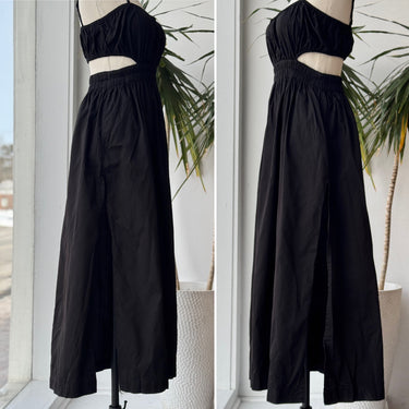 Mikoh Tansy Cut Out Dress in Black, 1/Small
