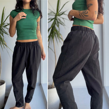 Elizabeth Suzann Black Pull On Pants- as is, well loved, Large