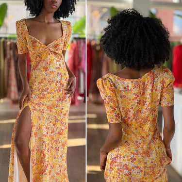 Staud Floral Midi Dress, 4