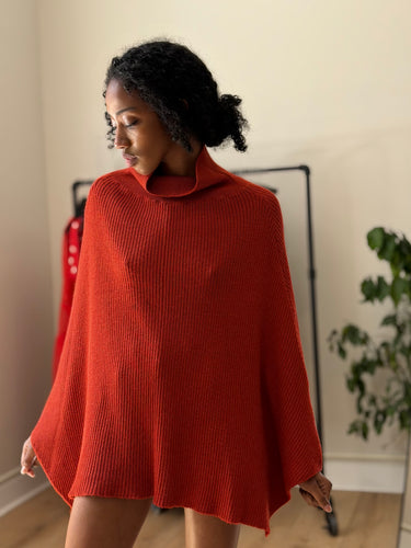 Ulla Johnson Baby Alpaca & Silk Poncho, Small