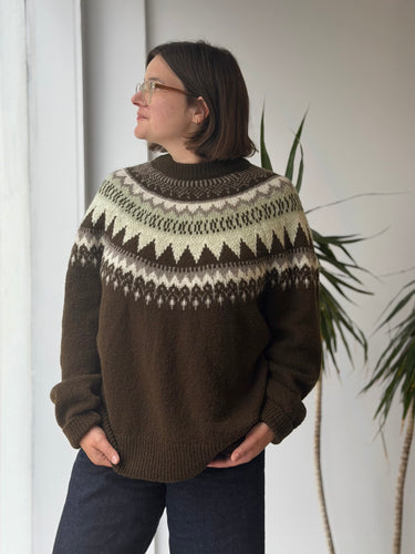 Closed NWT Norwegian Fair Isle Wool Sweater, Medium