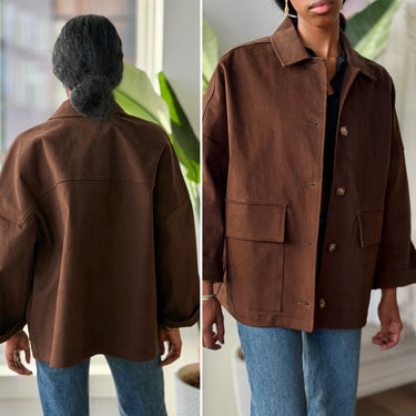 Rita Row Charm Jacket in Choco, XS/S