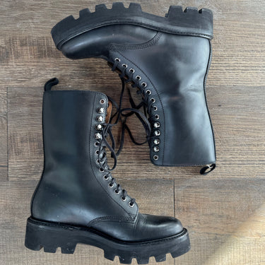 Grenson  Arden Leather Lace Up Boots, US 8.5