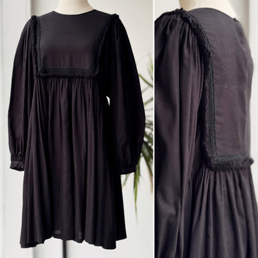 Closed Black Jordyn Puff Sleeve Dress, Small