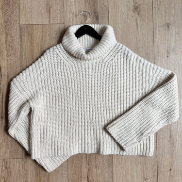Rodebjar Cream Chunky Oversized Sweater, Small