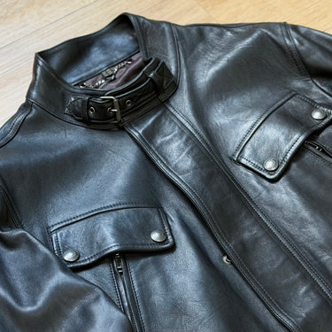 Belstaff Denesmere Jacket In Lambskin, Men's Large
