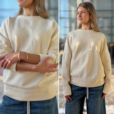 Citizens of Humanity Ivory Sweatshirt, Medium