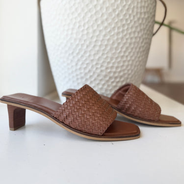 Bembien Woven Kitten Heel Sandals, 38