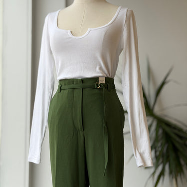 TNA White Long Sleeve Tee, Medium