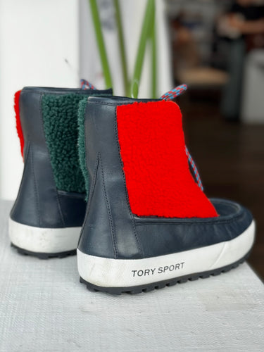 Tory Burch Sport Quilted Snow Boots, 8