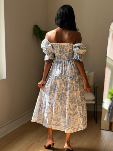 Nothing Fits But Blue Floral Dress, XSmall