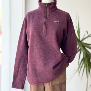 Patagonia Plum Half Zip Better Sweater, Large