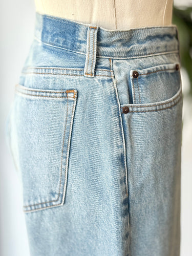 Abercrombie & Fitch The Baggy Boot Mid Rise Jeans, 30