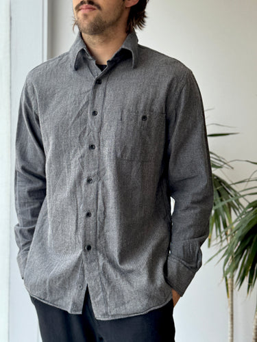 Freeman Sporting Club Charcoal Chevron Button Up, XLarge