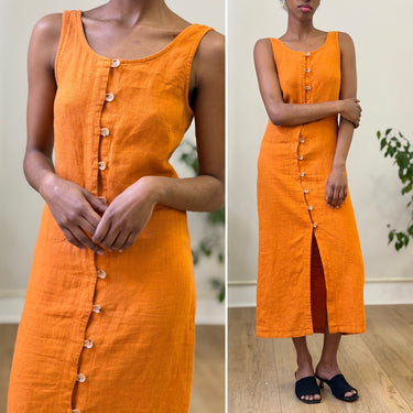 Paloma Wool Galatea Linen Button Dress, 34/2