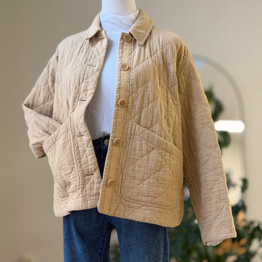 Madewell Quilted Light Spun Shirt Jacket, Small