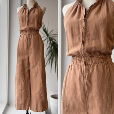 Apiece Apart Archer Jumpsuit Linen Cotton Blend, 8