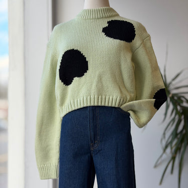 Tibi  Polka Dot Sweater Wool Blend, Small