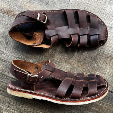 Duckfeet Leather Fisherman Sandals, 42