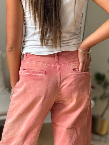 B Sides AS IS Pink Barrel Jeans, 26