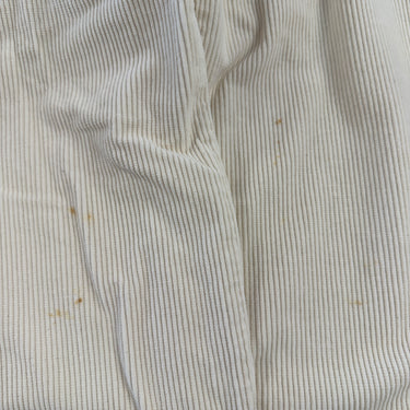 Rudy Jude Cream Pleated Trousers- stains/raw hem, 1