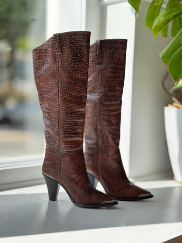 Free People Snake Tall Boots, 38.5