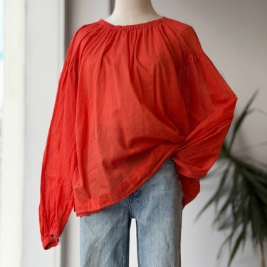 Closed 100% Cotton Coral Blouse, Medium