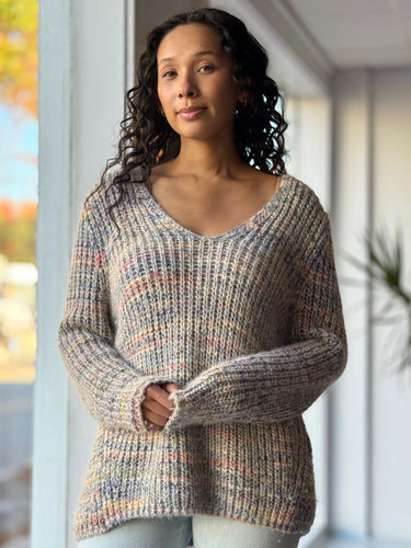 Closed Space Dye Wool Alpaca Sweater, XSmall