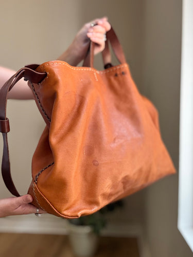 Henry Cuir Parenthese Large Shoulder Bag