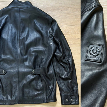 Belstaff Denesmere Jacket In Lambskin, Men's Large