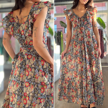 The Great Geranium Floral Maxi Dress, 0(XSmall)