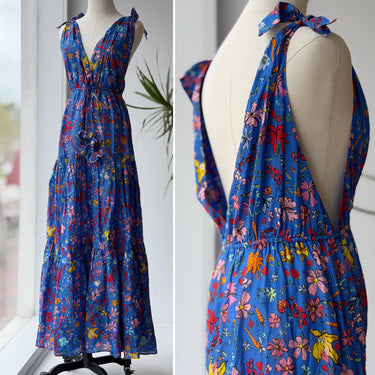 J.Crew NWT Blue Floral Tiered Dress, Large – Haberdashery Resale Clothing  Co