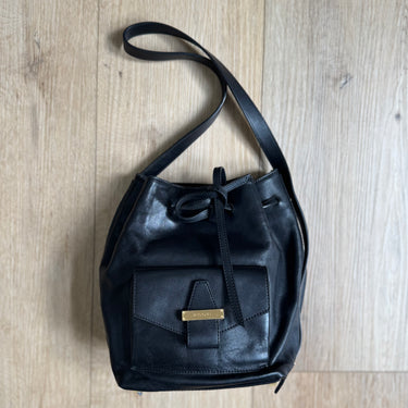 Visone Black Bucket Bag