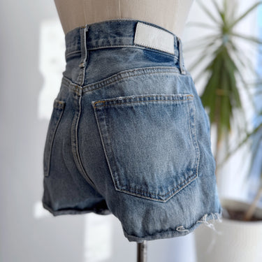 Re/Done Cuffed Denim Shorts, 28