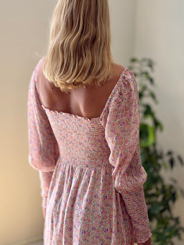hill house pink dress Hill House Pink Floral Mini Dress, Medium – Haberdashery Resale Clothing Co
