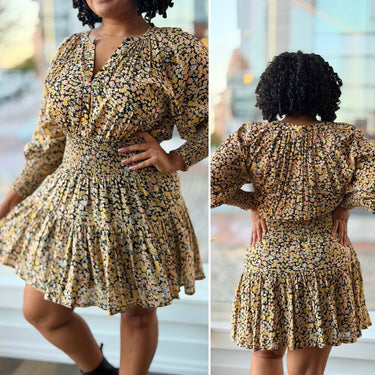 Apiece Apart La Ventura Floral Dress, Medium