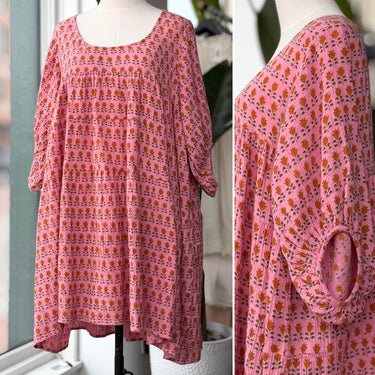 Anaak Nina Mini Floral Block Print Dress, 2 / Fits Large