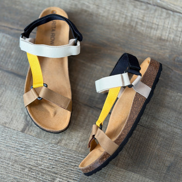 Rita Row  Color Block Sandals, 39