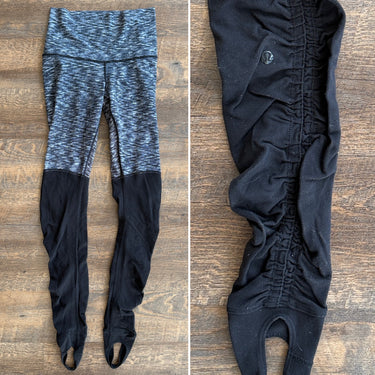 Lululemon Heather Ruched Leggings, 6